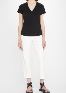 Vince Essential Pima Cotton V-Neck Tee