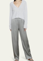 Vince Eyelash V-Neck Cardigan