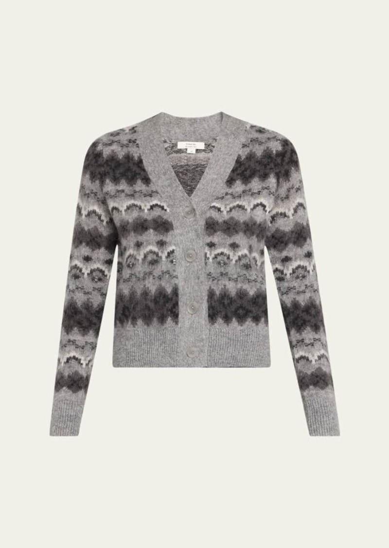 Vince Fair Isle Cardigan