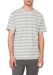 Vince Feeder Stripe Cotton T-Shirt