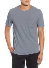 Vince Feeder Stripe Pocket T-Shirt