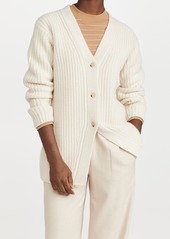 Vince Fitted Ribbed Cardigan