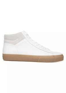 Vince Fynn Leather High-Top Sneakers
