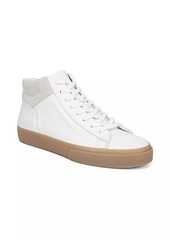 Vince Fynn Leather High-Top Sneakers