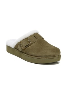 Vince Griff Shearling Clog Slipper in Dark Wheat at Nordstrom