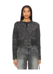 Vince Herringbone Textured Cardi Jacket