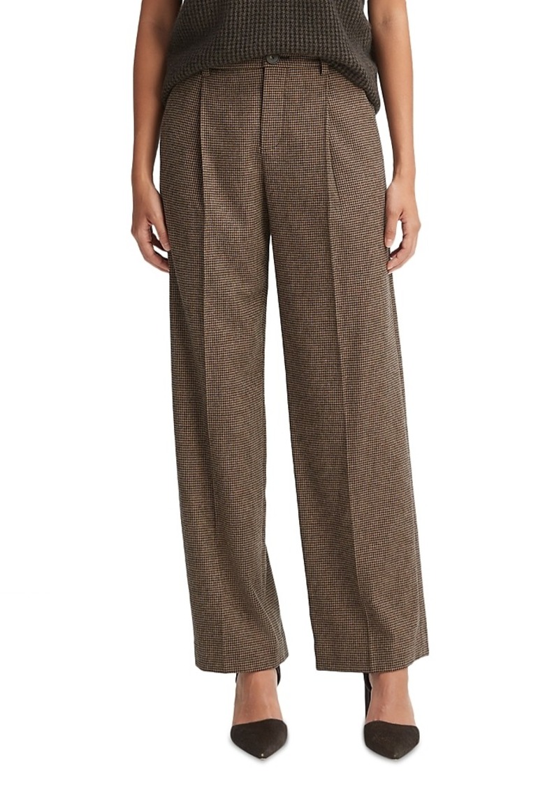 Vince Houndstooth Low Rise Pants