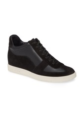 Vince Ina High Top Sneaker in Black Leather at Nordstrom