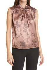 Vince Iris Twist Knot Top in Mauve Orchid at Nordstrom