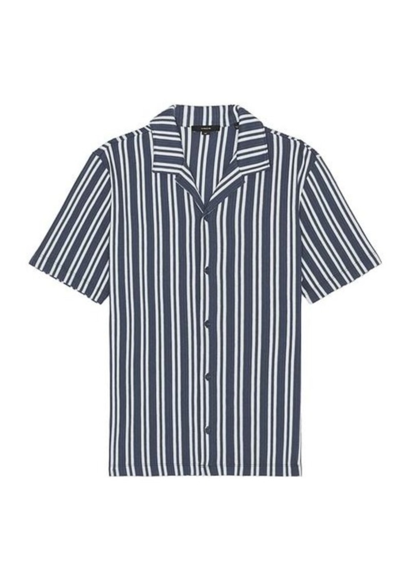 Vince Jacquard Rope Stripe Shirt