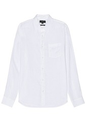 Vince Linen Long Sleeve Shirt