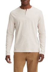 Vince Long Sleeve Sueded Jersey Henley