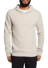 Vince Marled Cashmere Pullover Sweater Hoodie
