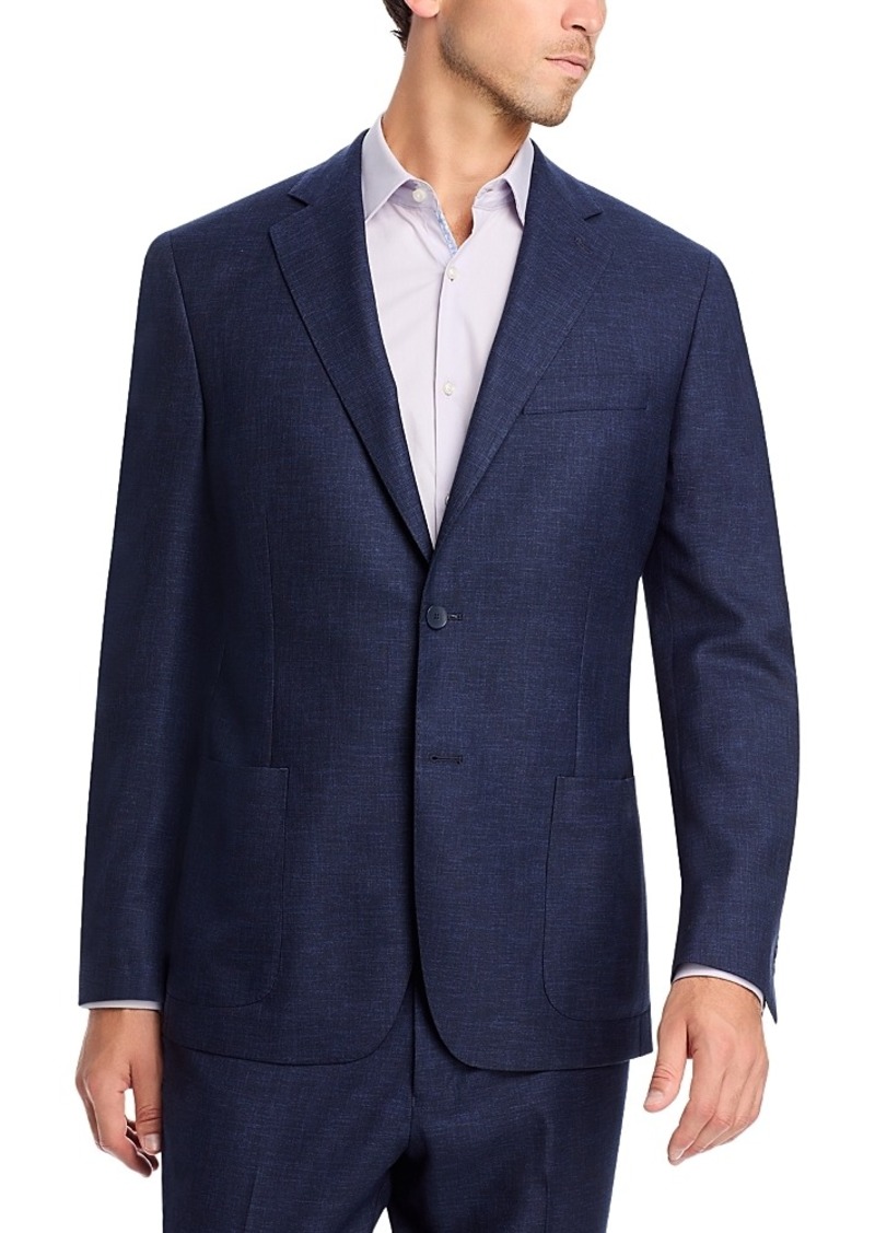 Vince Melange Solid Unstructured Slim Fit Suit Jacket