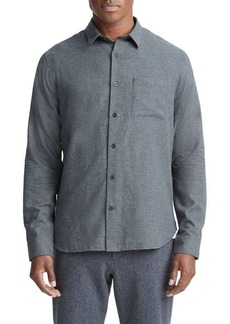 Vince Mendocino Houndstooth Long Sleeve Button-Up Shirt