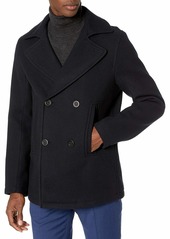 Vince Men's Bonded Double Breasted Peacoat  M