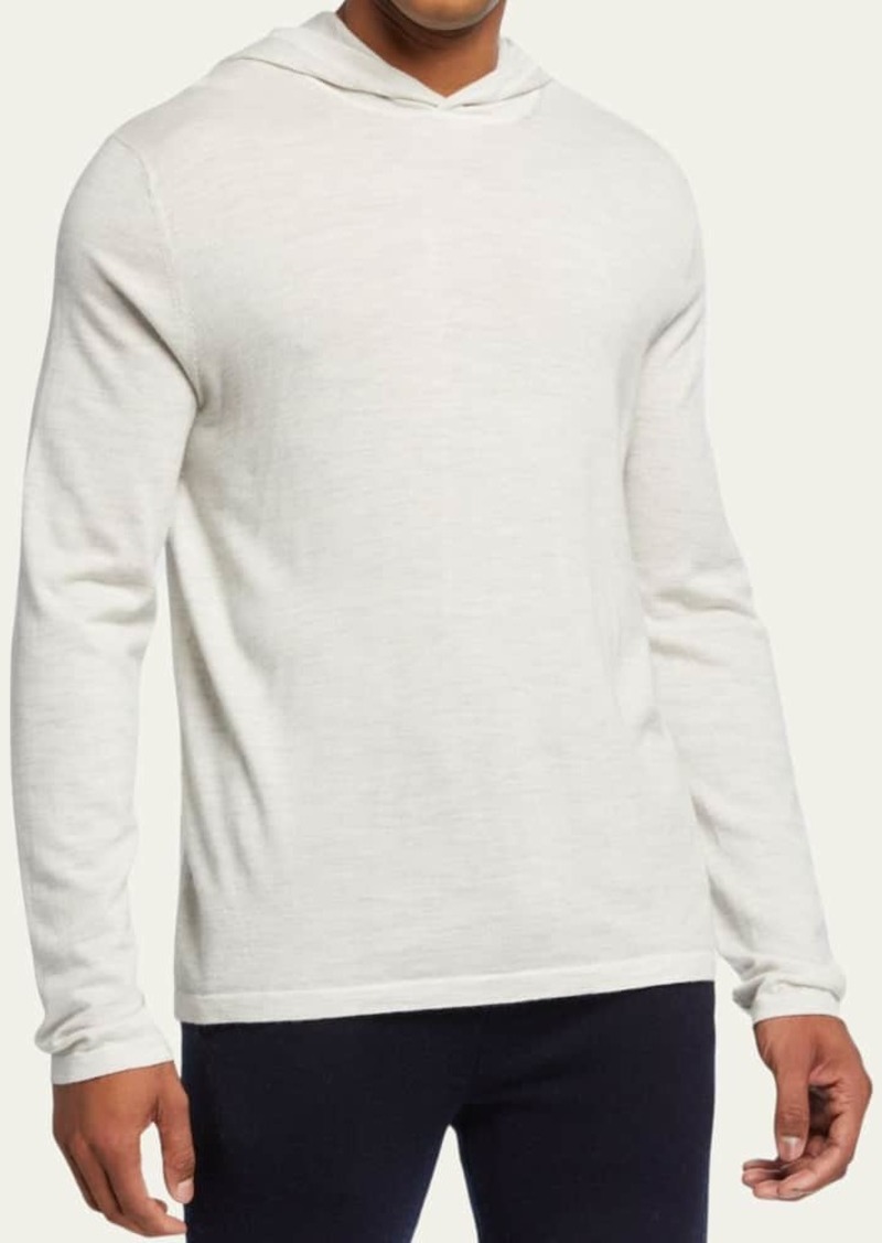 Vince Men's Pullover Wool Hoodie