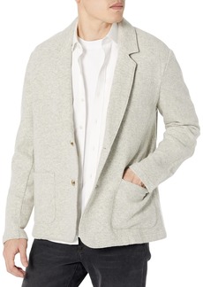 Vince Men's Wool Fleece Blazer LT H Grey