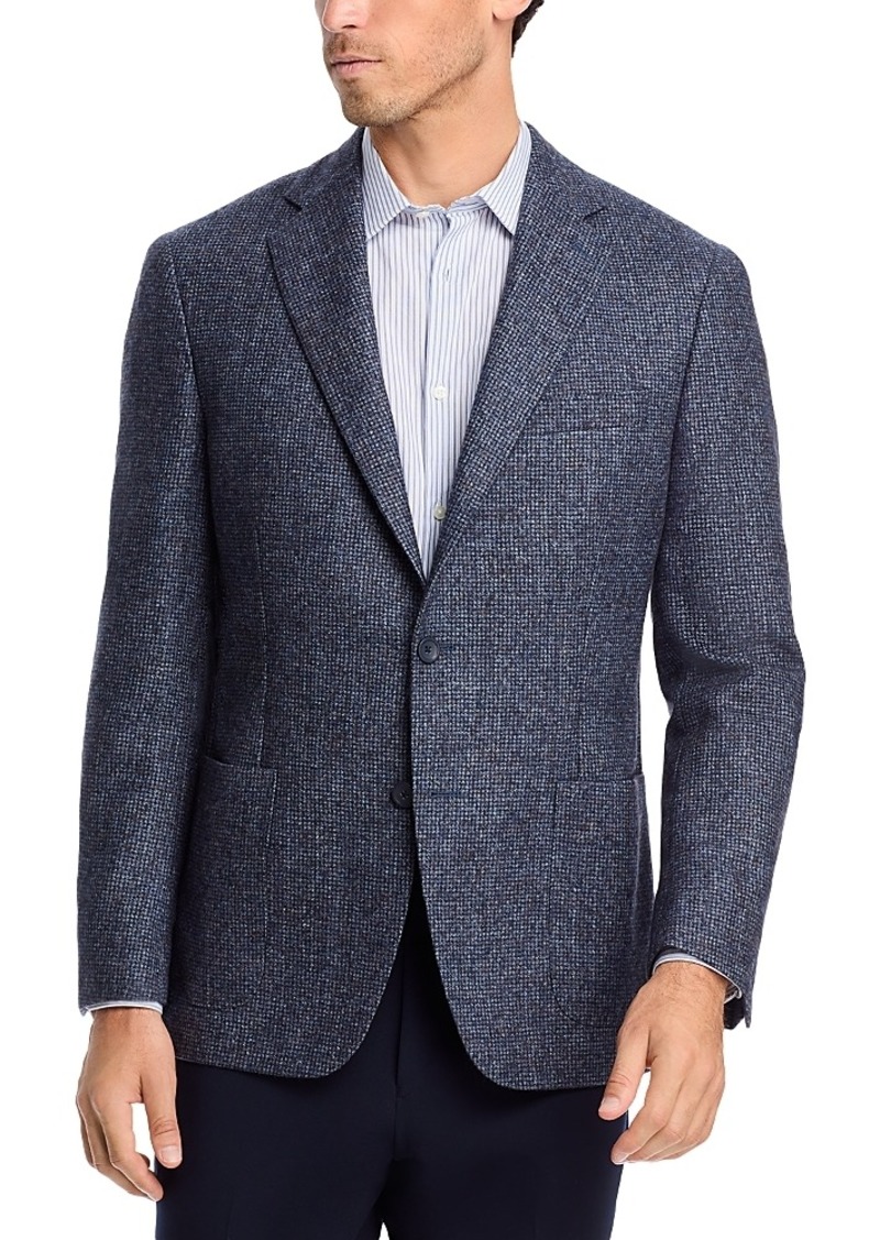 Vince Micro Boucle Unstructured Slim Fit Sport Coat