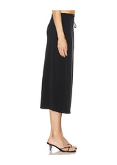 Vince Midi Tie Wrap Skirt