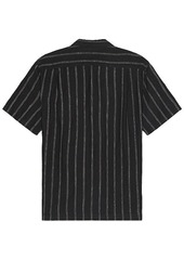 Vince Moonbay Stripe Short Sleeve Shirt
