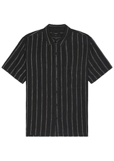 Vince Moonbay Stripe Short Sleeve Shirt