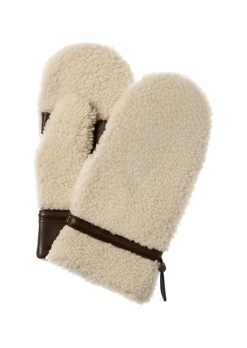 Vince Natural Shearling Mitten