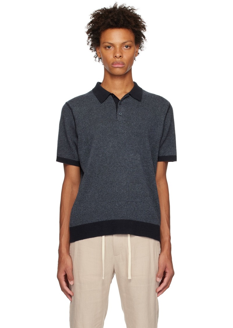 Vince Navy Birdseye Polo