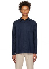 Vince Navy Pocket Shirt