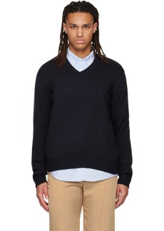 Vince Navy V-Neck Sweater