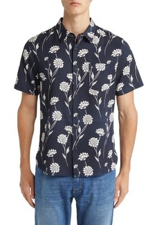 Vince Nomad Floral Short Sleeve Button-Up Shirt