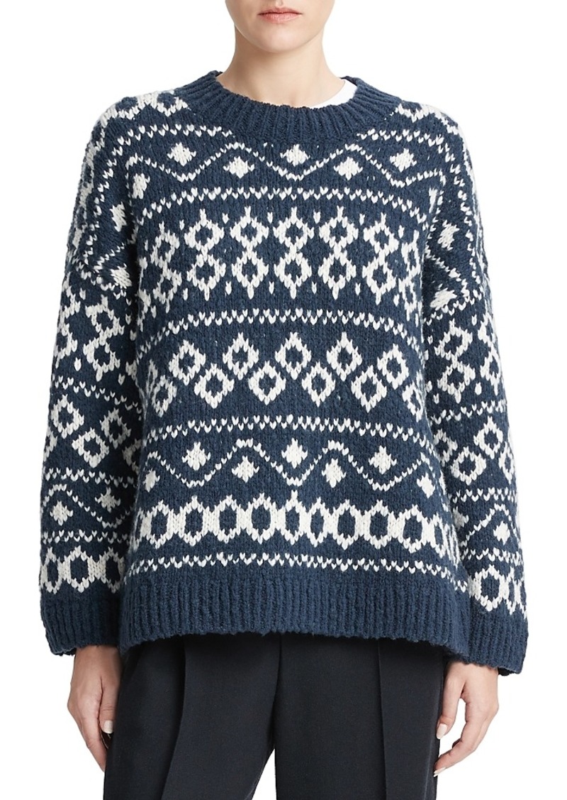 Vince Nordic Fair Isle Sweater