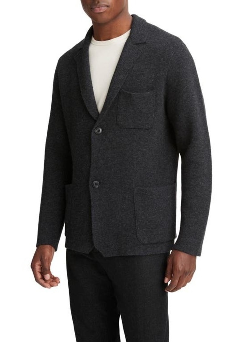 Vince Notched Collar Cardigan
