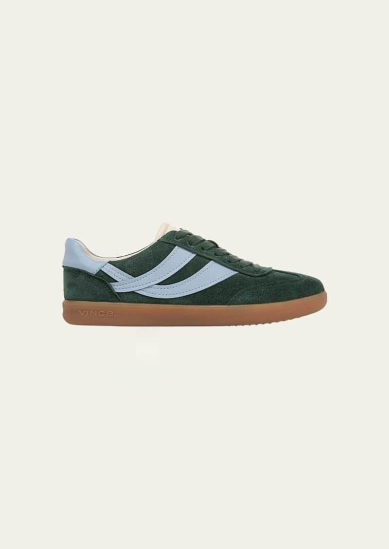 Vince Oasis Bicolor Leather Retro Sneakers