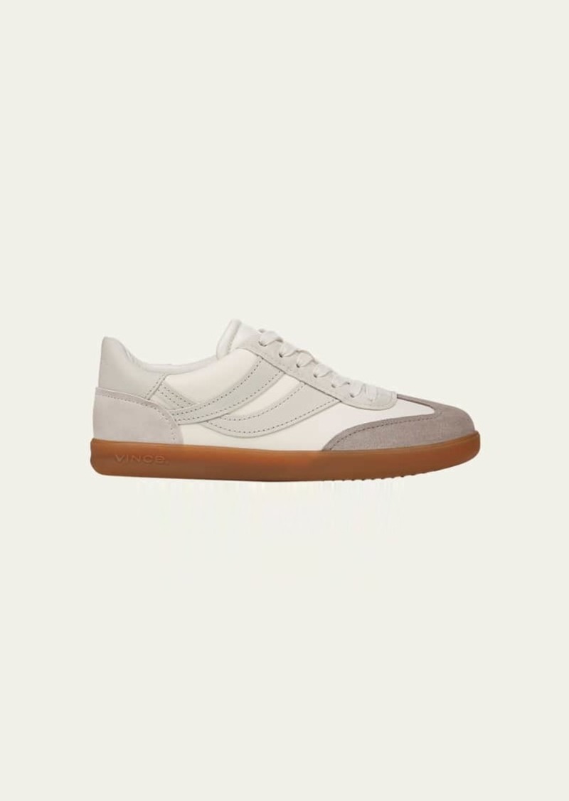 Vince Oasis Mixed Leather Retro Sneakers