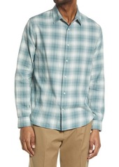 Vince Oceanview Plaid Flannel Button-Up Shirt