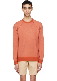 Vince Orange Birdseye Sweatshirt