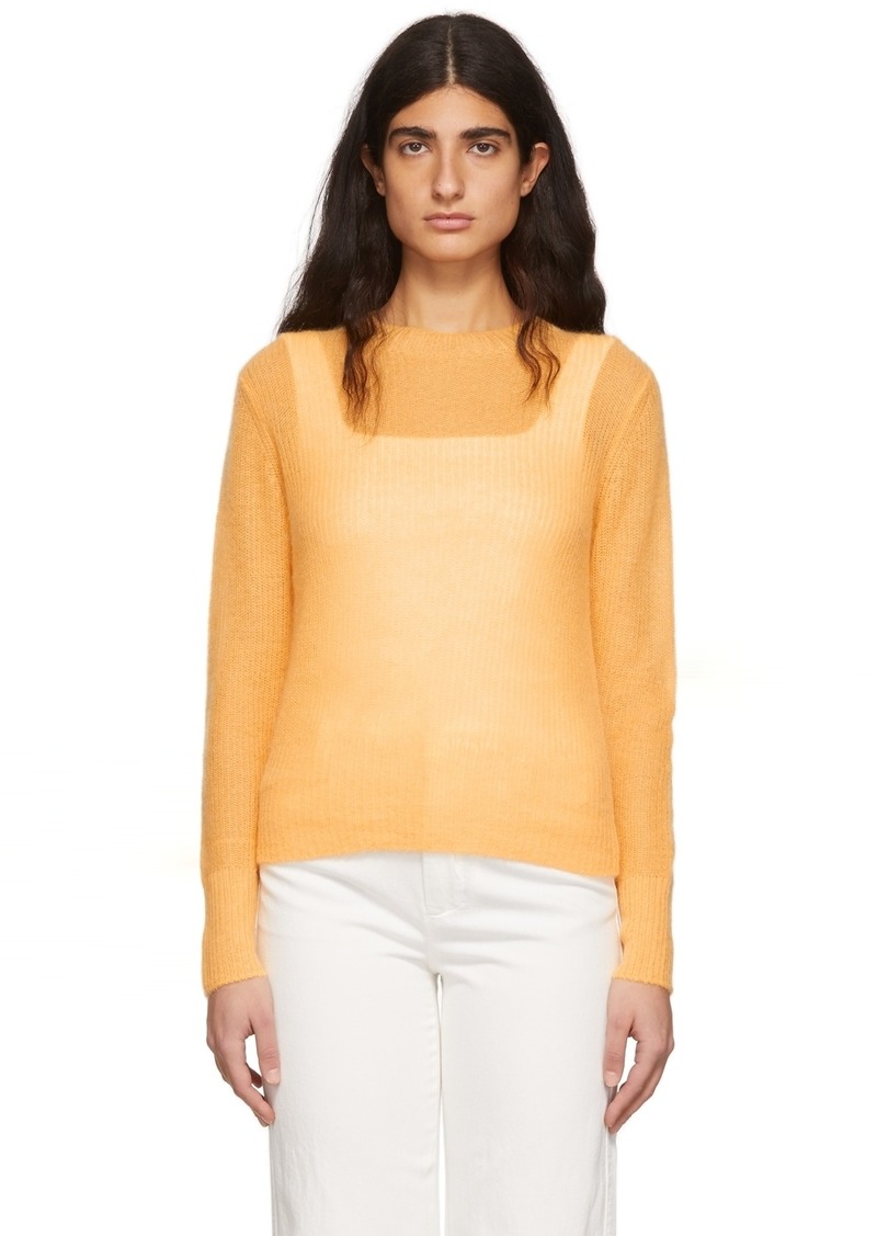 Vince Orange Nylon Sweater