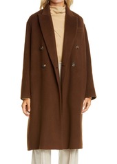 Vince Oversize Double Breasted Wool Blend Coat
