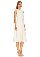 Vince Paneled Crew Neck Dress