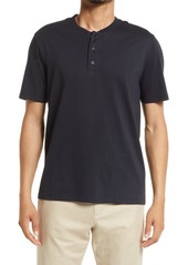 Vince Pima Cotton Henley in Coastal at Nordstrom