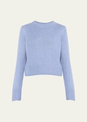 Vince Plush Silk Knit Crew Sweater