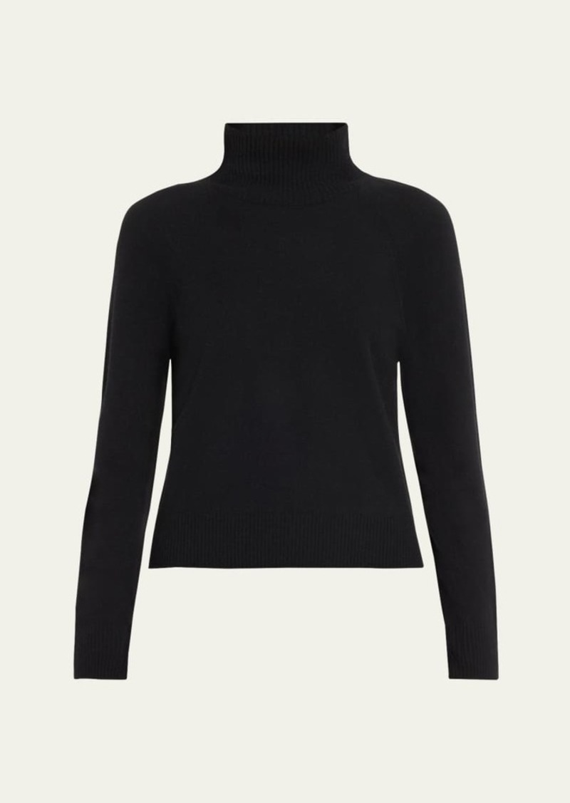 Vince Raglan Wool-Cashmere Turtleneck