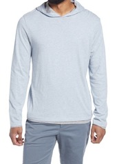 Vince Regular Fit Double Layer Hoodie in Huntington Beach/Heather Grey at Nordstrom
