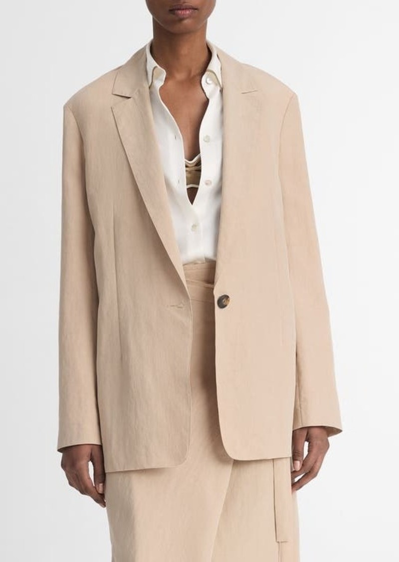 Vince Relaxed Textured Blazer