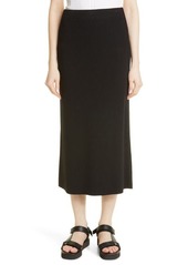 Vince Ribbed Midi Skirt