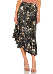 Vince Rose Field Tiered Skirt
