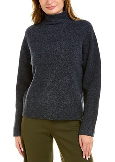 Vince Saddle Marled Turtleneck Wool & Alpaca-Blend Sweater