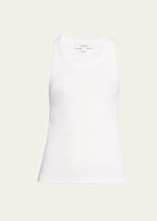 Vince Scoop-Neck Ribbed Tank Top