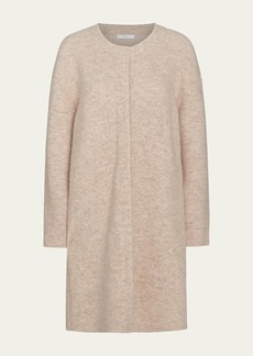 Vince Sculpted Wool-Blend Car Coat